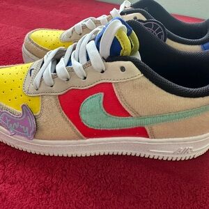 Nike Multicolor Sneakers with Red and Yellow Accents